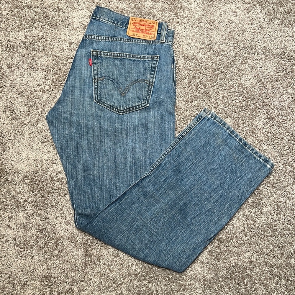 Levi Slim Straigh Jeans Size 34x30